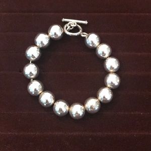 Sterling Silver Ball Bracelet